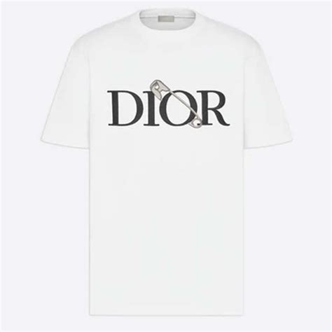 white dior tee|Dior men shirts.